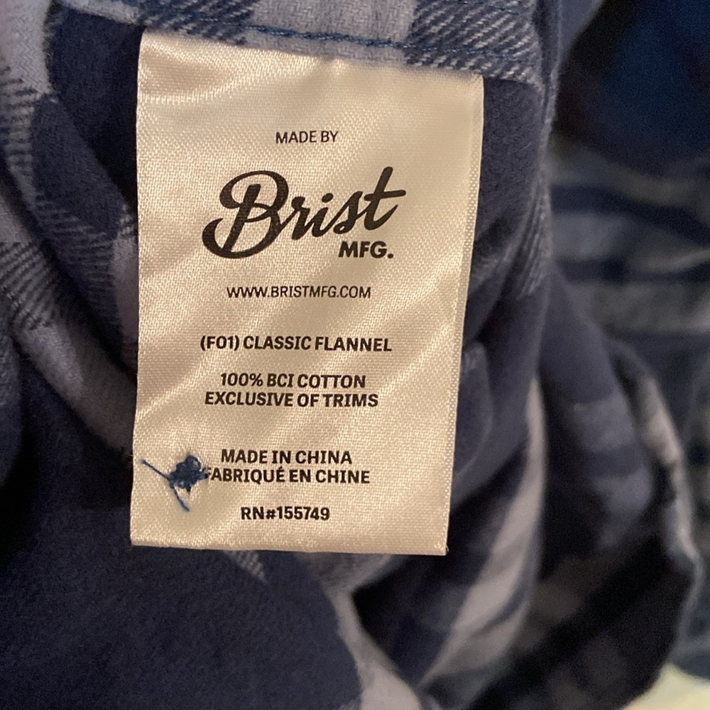 🔥EC🔥Kane Brewing Company 100% Cotton Classic Flannel Button Up Shirt. - Picture 5 of 7
